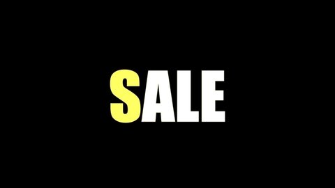 sale signboard banner background promo video Stock Footage Video (100% ...