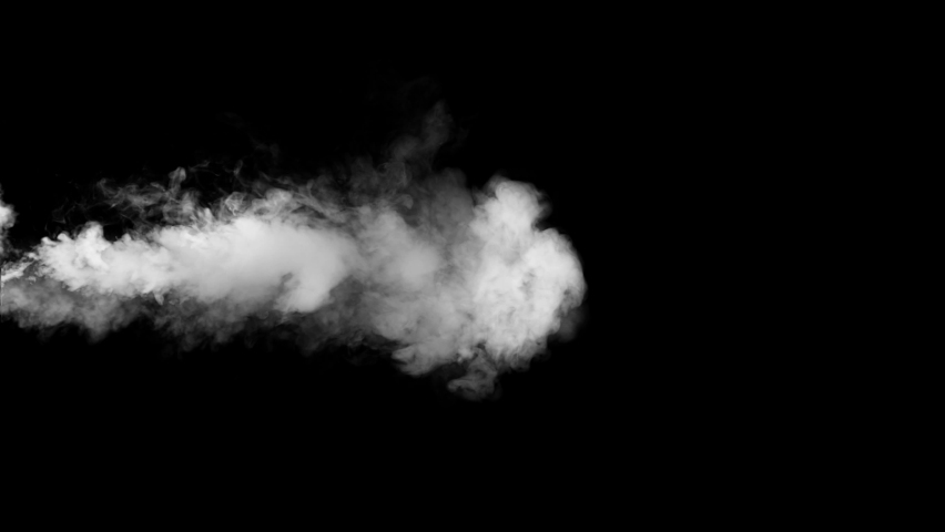 smoke , vapor , fog - realistic smoke cloud best for using in composition, 4k, use screen mode for blending, ice smoke cloud, fire smoke, ascending vapor steam over black background - floating fog Royalty-Free Stock Footage #1061801167