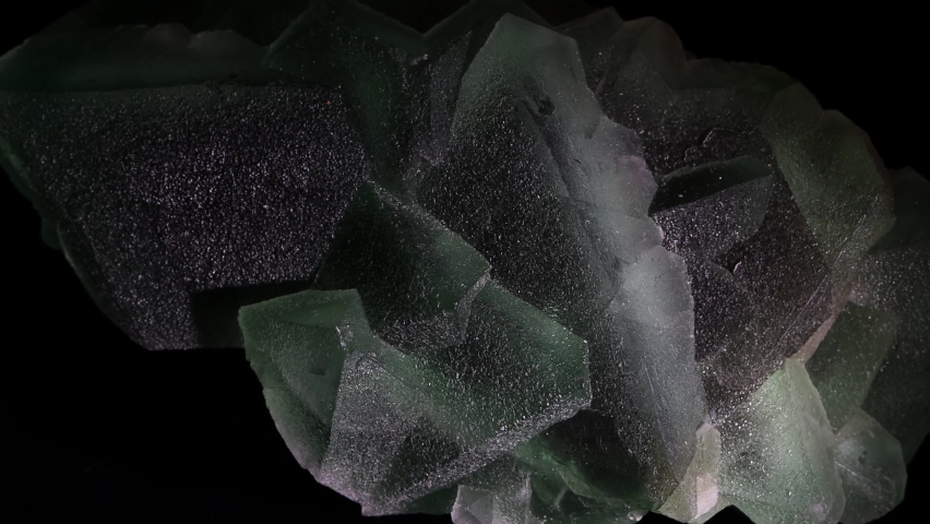 Large green fluorite crystals in a very intricate and beautiful specimen.