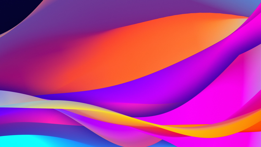 Abstract Color Wavy Smooth Background Seamless loop. Stylish 3d Colorful rows and stripes waving. Trendy colors Purple Blue Wavy backdrop. Multycolor backdrop, Beautiful Gradient Texture in 4K | Shutterstock HD Video #1061827108