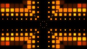 abstract background orange color abstract background Equalizer disco neon led stage
