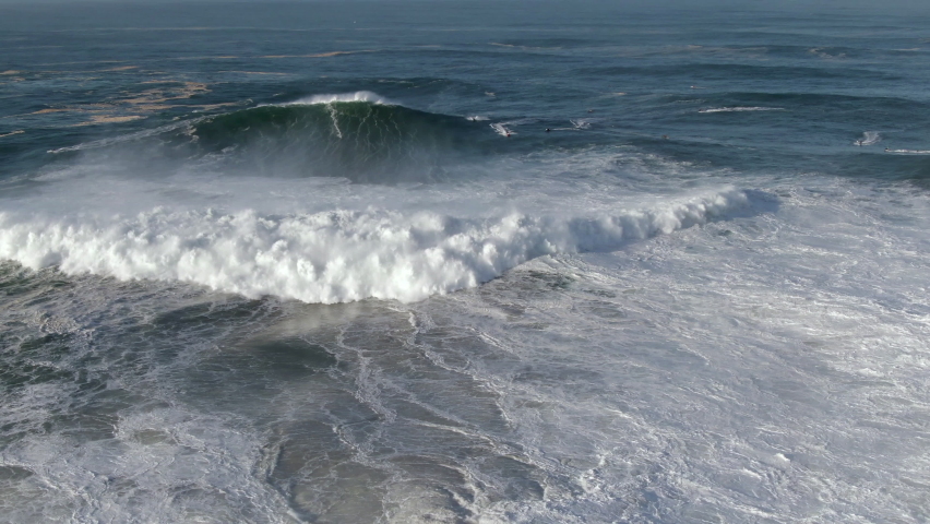 Aerial View Of Surfer Riding の動画素材 ロイヤリティフリー Shutterstock