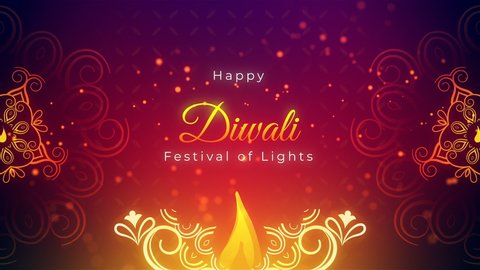 Happy Diwali Greeting Celebration Opener High Quality Intro with special message