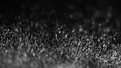 Dust Particles Background Bokeh Lights Background on Black Background