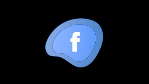 Black Facebook Icon Stock Video Footage 4k And Hd Video Clips Shutterstock