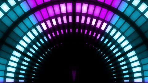 NEON 4K ORNAMENT graphic abstract modern bright color box dance floodlight lights flashing wall modern art design element rotor twist intro amazing computer graphics rhythm neon vertical lines glowingの動画素材