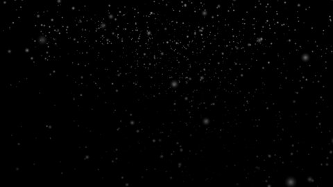 Real Snow, falling snow isolated on black background in 4K to be used for composing, motion graphics, Large and small snow snowflakes, Isolated falling snow, Alpha, Ethereal, Intense, Storm
