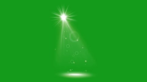 Rays of light green screen motion graphics
