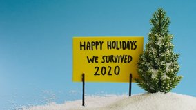 Happy New Year concept. Holidays during pandemic. - Powered by Shutterstock - Get 15% off with code: PIKWIZARD15