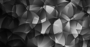4K looping light gray flowing video with abstract shapes. Modern abstract video with colorful random forms. Clip for business commercials. 4096 x 2160, 30 fps.