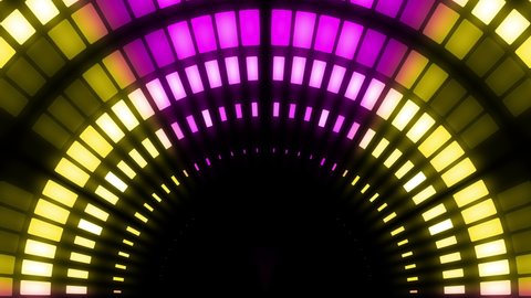 neon graphic circular abstract modern bright.