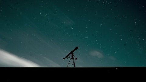 Starlapse time lapse of my telescope up on my roof