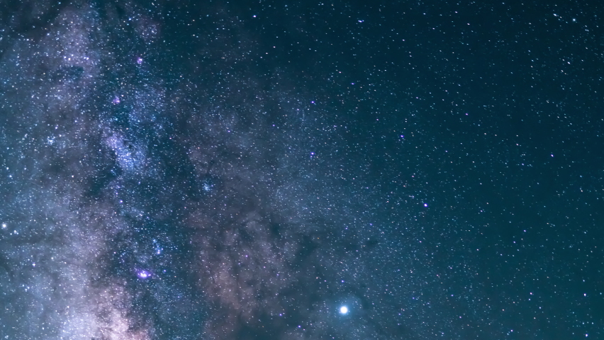 Milky Way Galaxy Summer 85mm Southwest Sky Time Lapse Sunrise | Shutterstock HD Video #1062156256