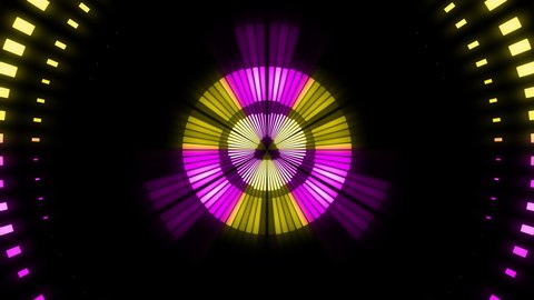 4k colorful abstract background dance floor several shining Stage lights 4k Floodlights shining brightly turning on-off Floodlight Lights kaleidoscope 4k Wall Lights Bulb Halogen Headlamp Lamp Night