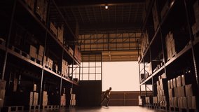 Workers close the warehouse door
 - Powered by Shutterstock - Get 15% off with code: PIKWIZARD15