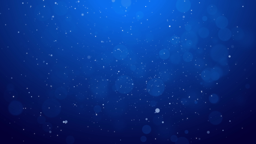 Blue bokeh particles glitter awards dust gradient abstract background. Futuristic glittering in space on blue background. Royalty-Free Stock Footage #1062184108