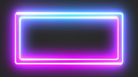 Abstract seamless background blue purple spectrum looped animation 4k glowing neon line Abstract background web neon box pattern LED screens projection technology