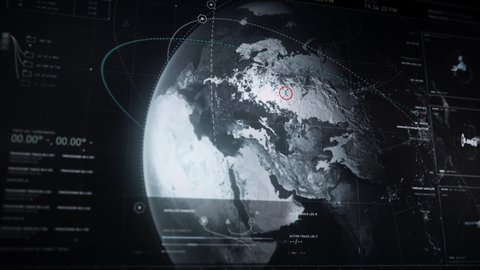 Searching satellites. Scanning through the whole world. The active spy satellite on a military base was found. It is located in Moscow, Russia. Gaining access. Looking for new chemical weapons. UI