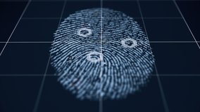 A security officer’s fingerprint is being analyzed. The central fingerprint register data is being used. There was a DNA match in the system. The print obtained proved to be a match. Access granted. - Powered by Shutterstock - Get 15% off with code: PIKWIZARD15