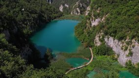 Aerial view of Croatian nature
