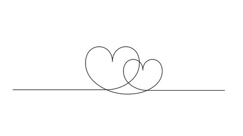 Line Drawing Heart Stock Video Footage 4k And Hd Video Clips Shutterstock