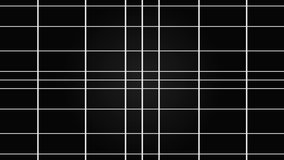 Black and white lines background 2D animation square geometric patterns visuals seamless loop