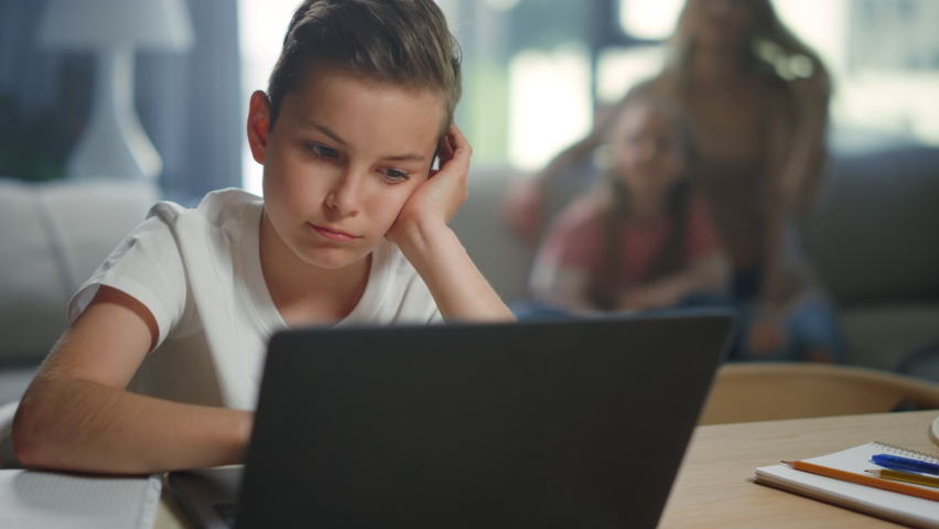 Portrait of Sad Boy Learning Stock Footage Video (100% Royalty-free) 1062279967 | Shutterstock