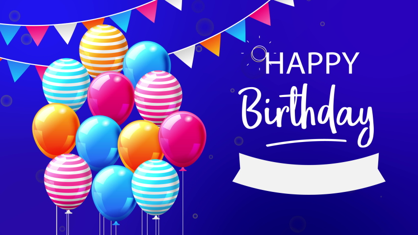 Happy Birthday Greeting Animation With Stock Footage Video 100 Royalty Free Shutterstock