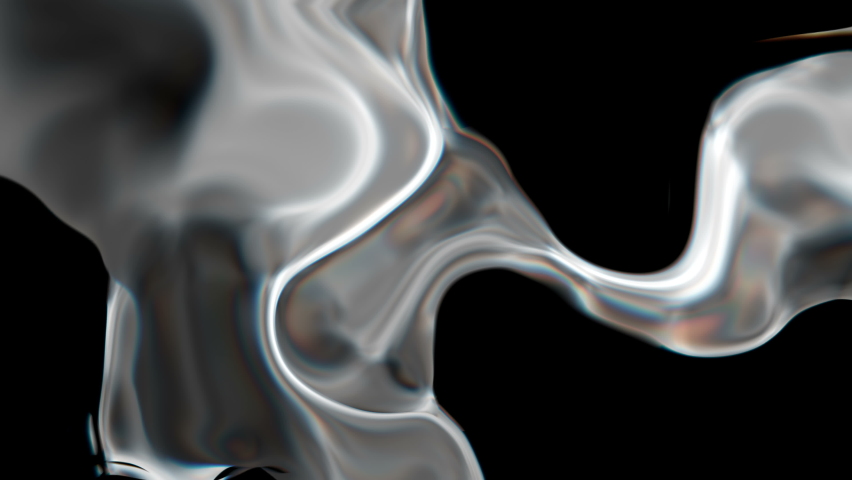 Metal liquid water surface seamless loop. Abstract fluid mercury in slow motion. Dark water surface flow background. Black oil waving. Royalty-Free Stock Footage #1062342937