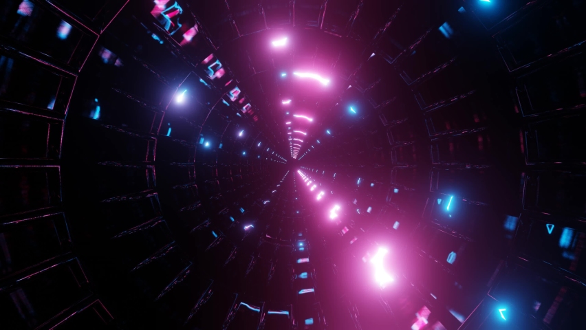 Glowing Neon Reflections Tunnel 3d Stock Footage Video 100 Royalty Glowing Neon Reflections Tunnel 3d Stock Footage Video 100 Royalty