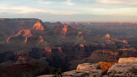 time lapse: sunset at Grand Canyon National Park