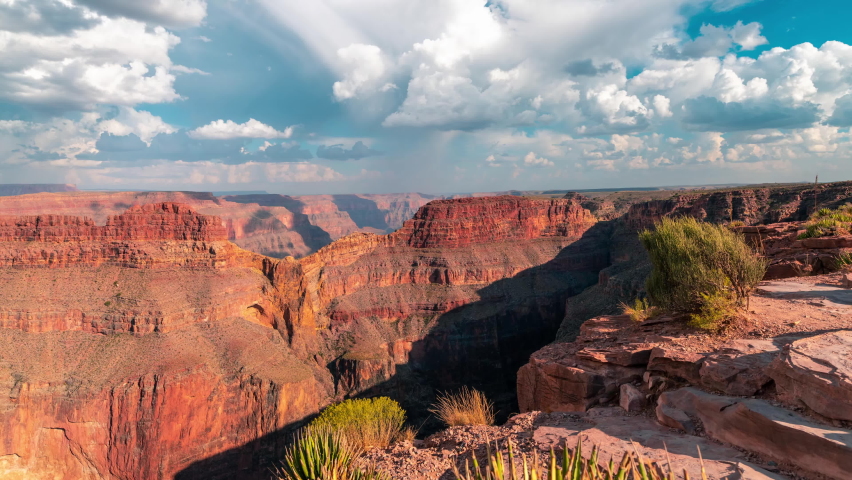 Grand Canyon with Clouds landscape image - Free stock photo - Public ...