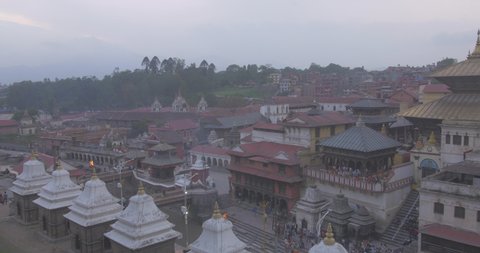 Pashupatinath temple at Kathmandu, Nepal. It is one of the most visited pilgrimage sites by hindus.