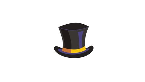 Joker hat Animated Icon. 4k Animated Icon to Improve Project and Explainer Video