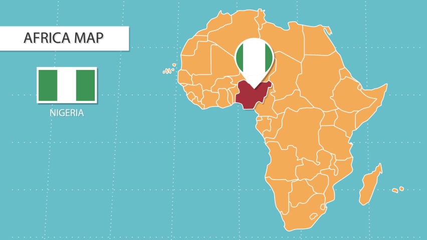 Nigeria Flag Map Stock Video Footage - 4K and HD Video Clips | Shutterstock