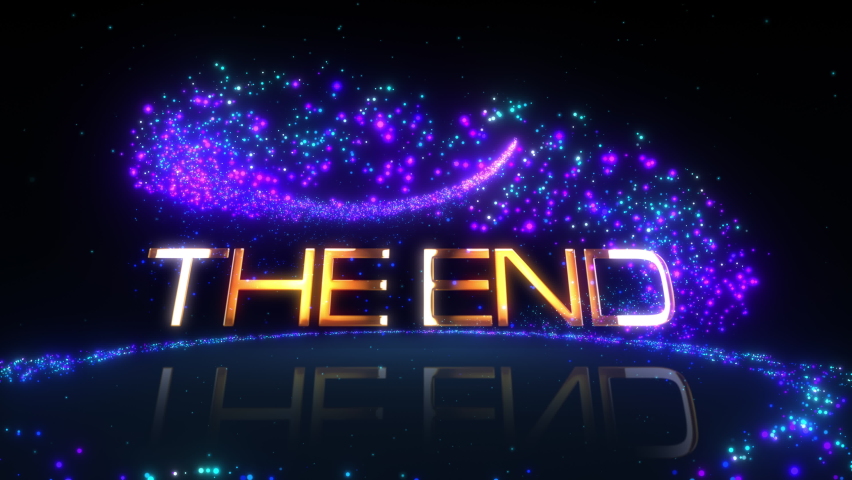 The End 4k 3d Animated Stock Footage Video (100% Royalty-free ...