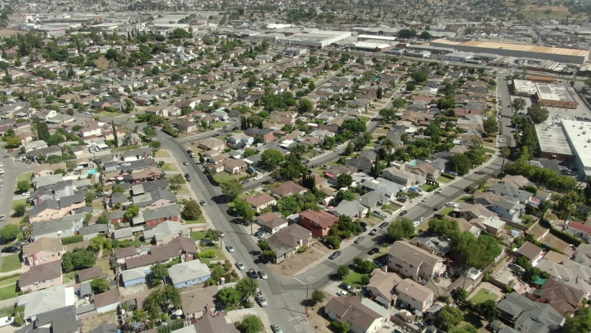 Los Angeles Birds Eye View 스톡 동영상 비디오(100% 로열티 프리) 1062569671 | Shutterstock