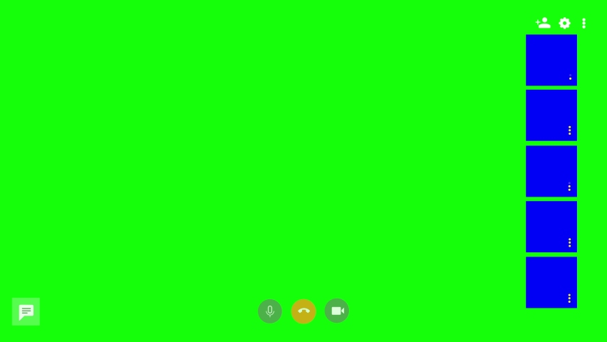 green screen on skype video call