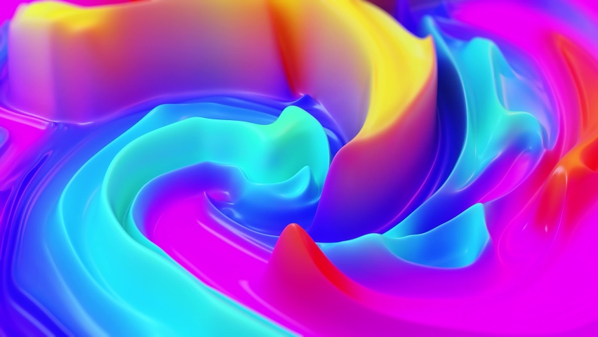 Волна лав. Lava Wave Motion Machine. 3d gradient.