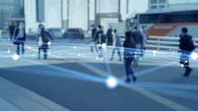 Society and communication network concept. Connection of people. Telecommunication. Digital transformation. - Powered by Shutterstock - Get 15% off with code: PIKWIZARD15