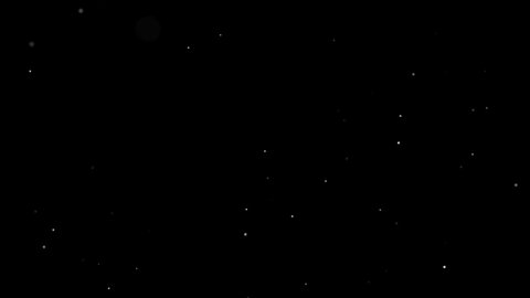 3D minimal background animation of small light star particle floating behind a dark universe background. Rendered in 4K.