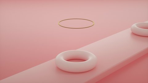 3D Liquid Sphere Infinite Loop Animation