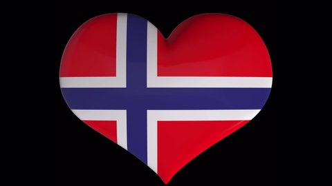 Norway flag on turning heart with alpha
good to use for Norway lower thirds, icon flag,
love flag element, country love video, love icon,
added to text / title and as a background
or on a map