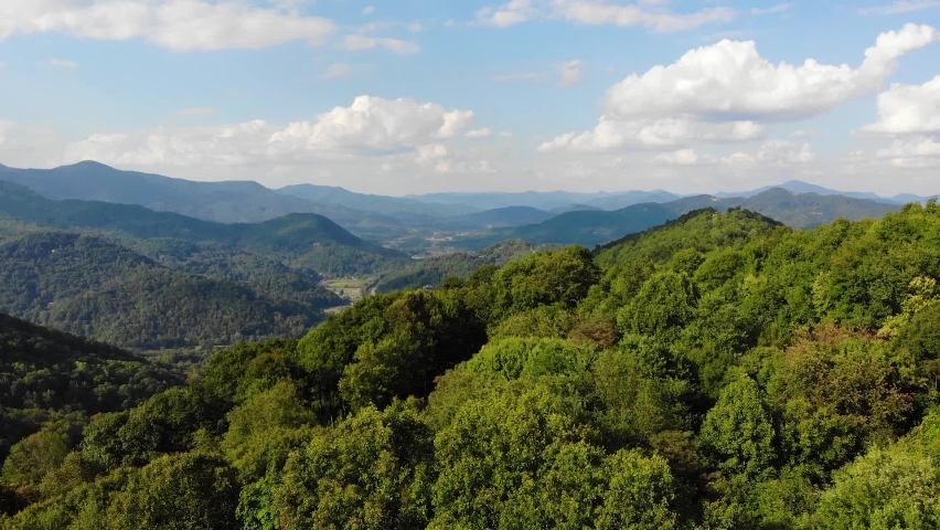 Blue Ridge Mountains Drone Footage Royalty-Free Stock Footage #1062764320