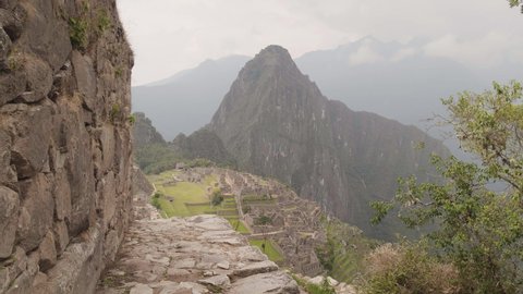 MACHU PICCHU CITADEL IN 4K DURING THE PANDEMIA.
