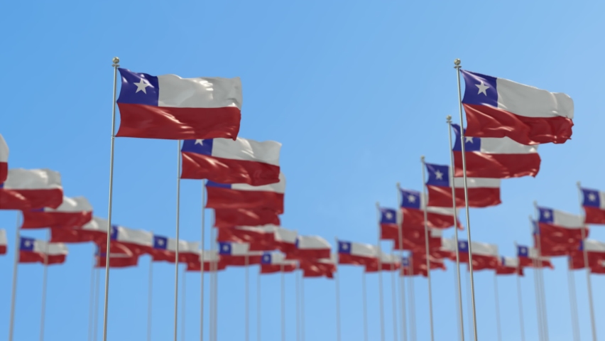 Waving chile flag Footage #page 3 | Stock Clips