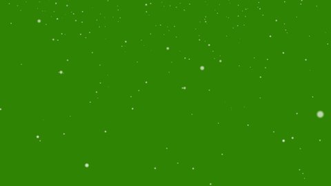 isolated falling snow on green screen Stock Footage Video (100% Royalty ...