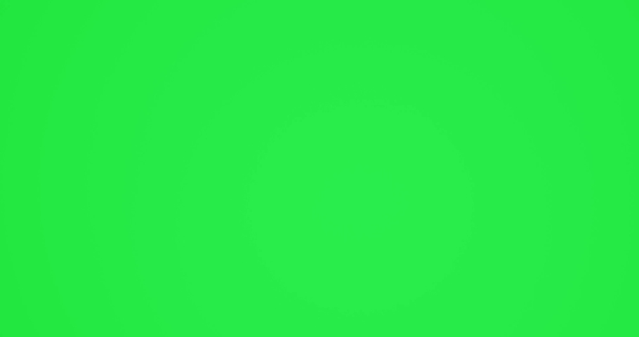 Peppermint candy canes falling down slowly on green background. Transition christmas animation on chroma key. Realistic red and white striped 3D candies ornament backdrop