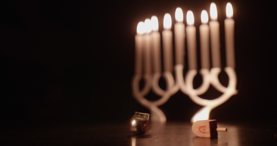 Lighting Up A Menorah or Hannukkiah for Hanukkah