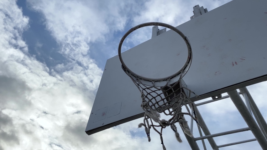 Basketball hoop dramatic Stock Video Footage - 4K and HD Video Clips